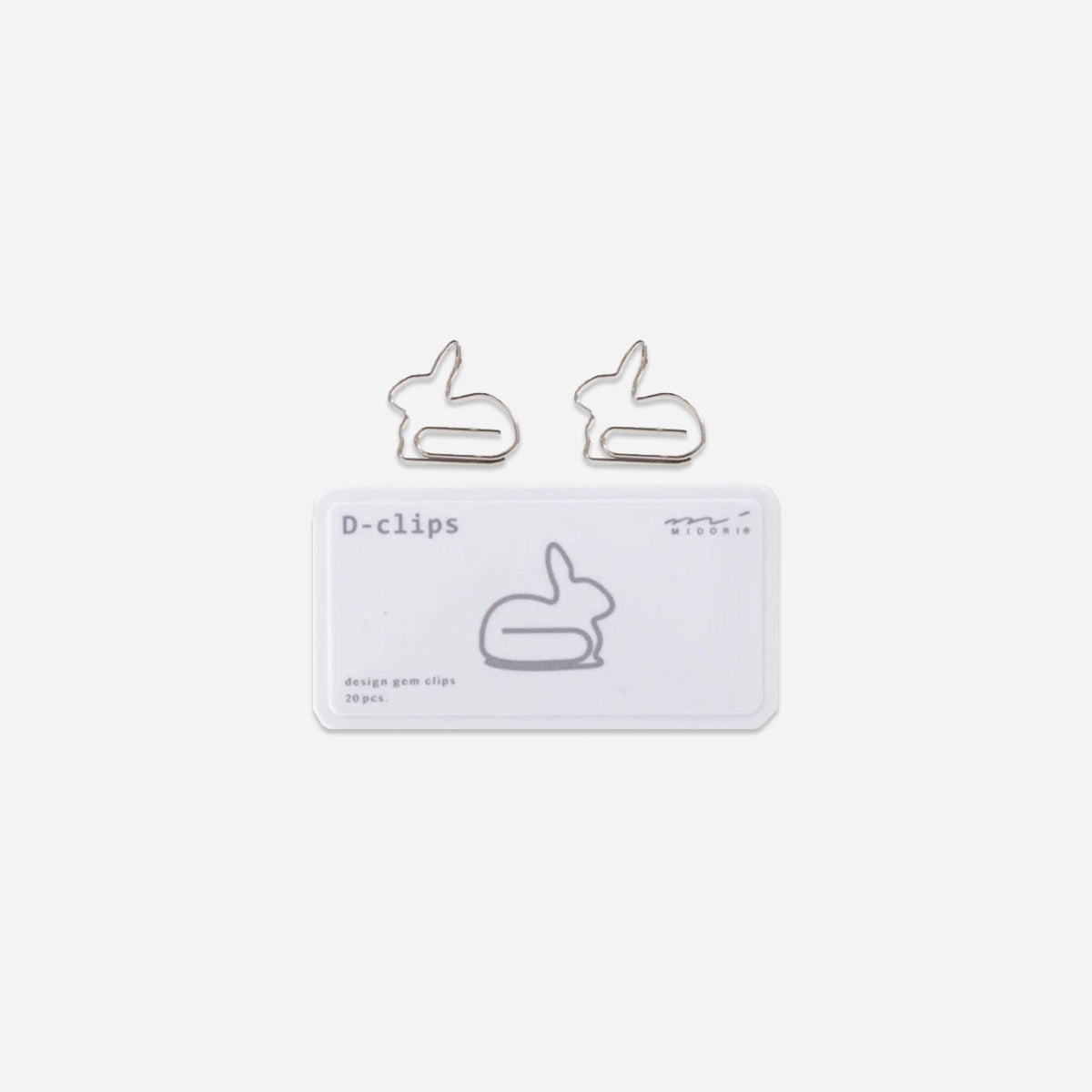 D-Clips Mini // Rabbit vintage steel