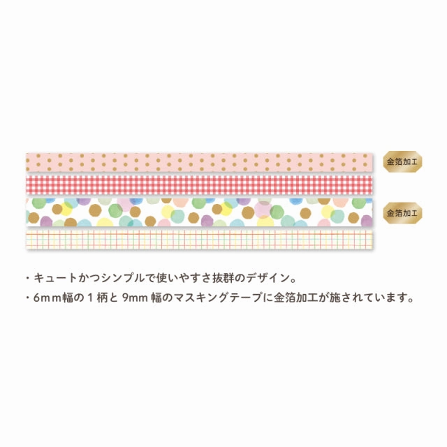 bundle Hosomasu Masking Tape With Case - Drop Check