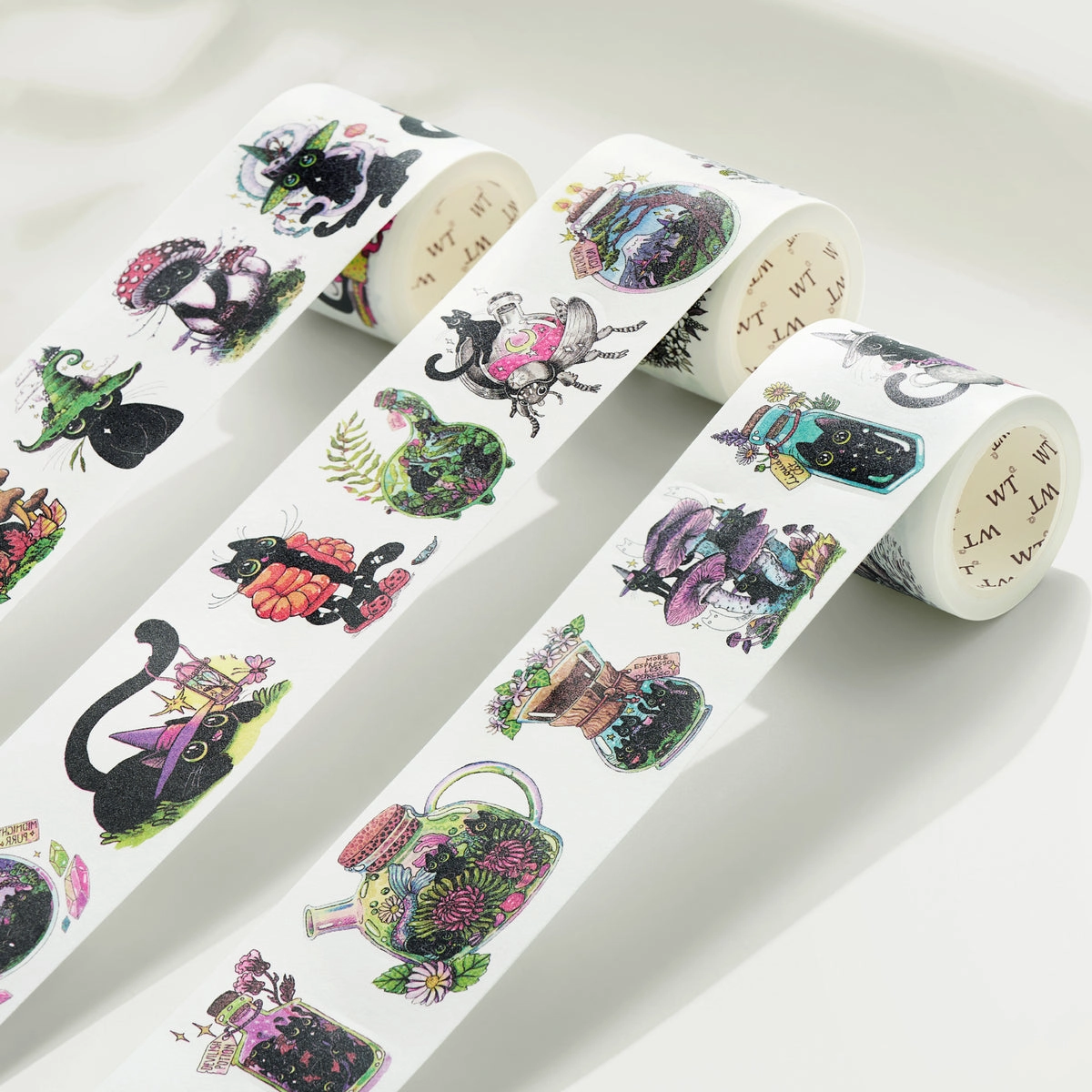 handy Midnight Mischief Washi Tape Sticker Set