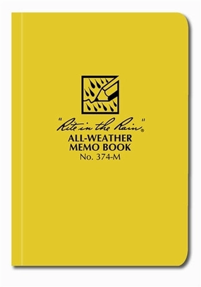 economical Rite In The Rain Field-Flex Pocket Memo Book- Yellow- 3 1/2X5