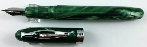 tall Noodler'S Ink Ahab Jade Flex Fountain Pen