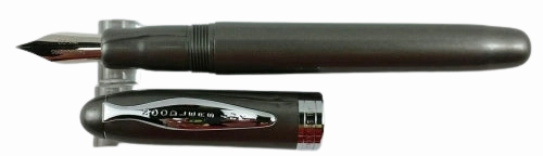 Noodler'S Ink Ahab Morgan Silver Flex Fountain Pen springloaded