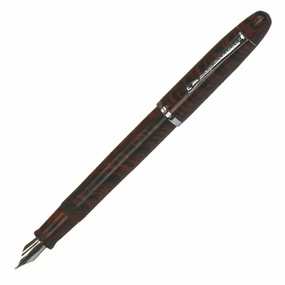 Noodler'S Ink Neponset Ebonite Red Rebellion Fountain Pen large retro