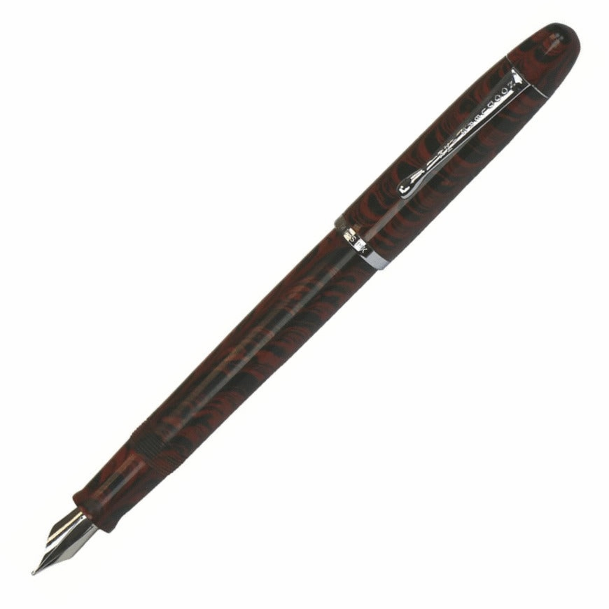Noodler'S Ink Neponset Ebonite Red Rebellion Fountain Pen large retro