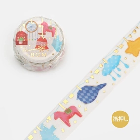 Nordic Miscellaneous Goods Washi Tape Foil Bgm collectible trendy