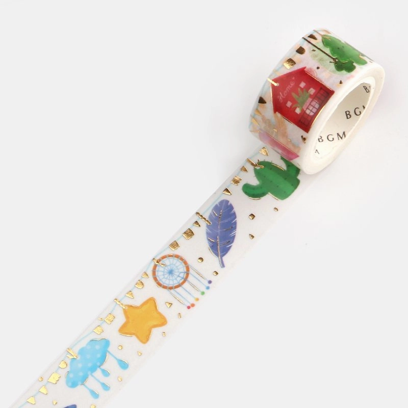 sleek Nordic Miscellaneous Goods Washi Tape Foil Bgm