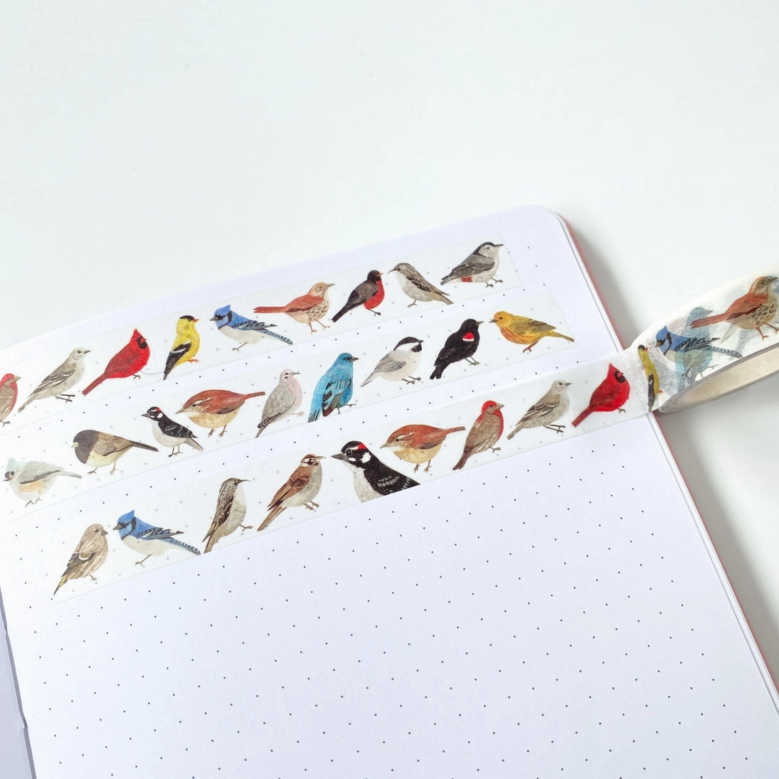 North American Birds Washi Tape bamboo