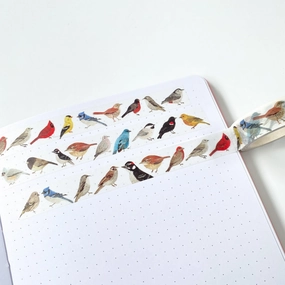 North American Birds Washi Tape bamboo