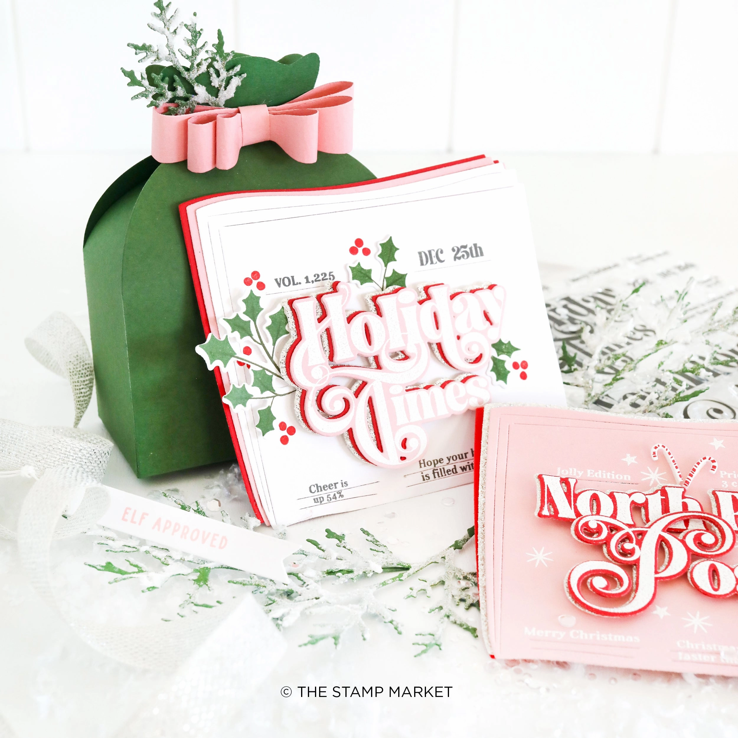 small budget North Pole Post Stamp