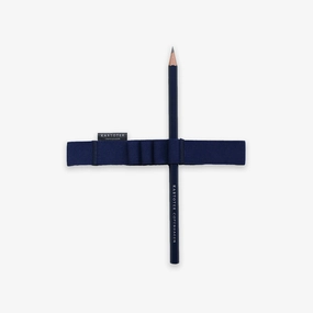alloy Notebook Pen Strap A5 // Oxford Blue