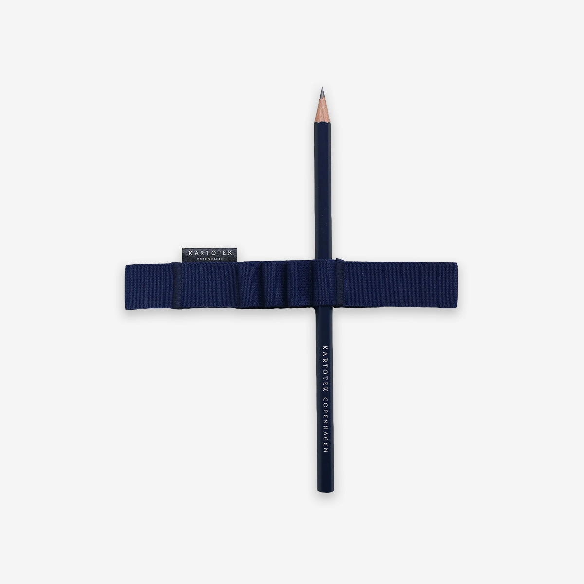 alloy Notebook Pen Strap A5 // Oxford Blue