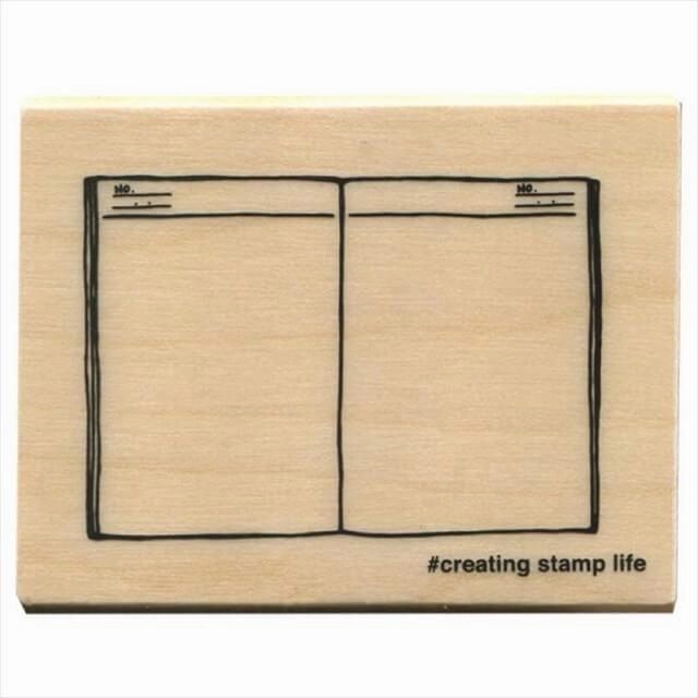 Notebook Rubber Stamp strong flexible