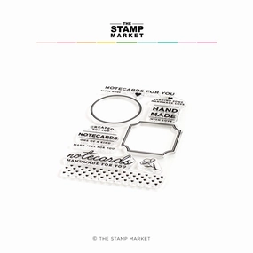 exclusive cotton Notecards For You Stamp