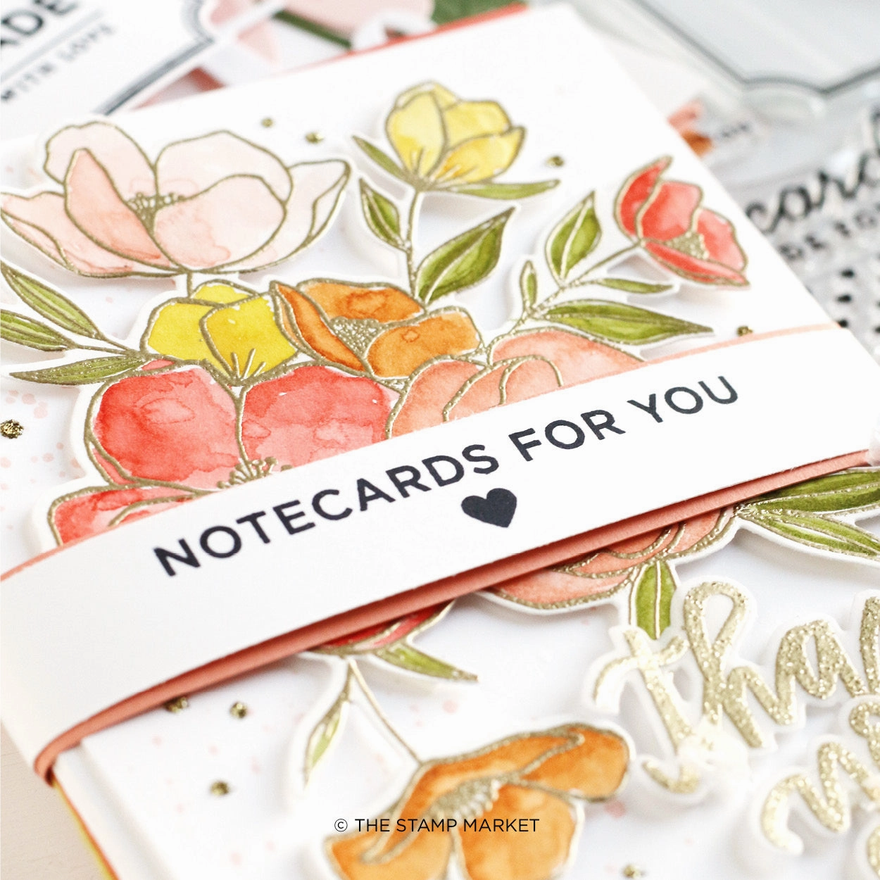 Notecards For You Stamp glass