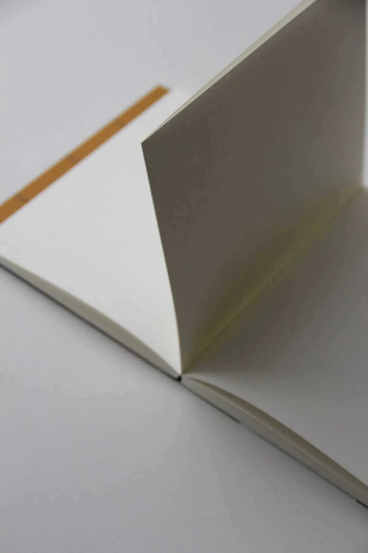 vegan Notem Uma Flat Lay Notebook - Medium, Ochre, Dot Grid