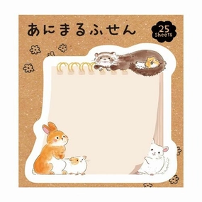 Notepad & Animals Sticky Notes multipack robust