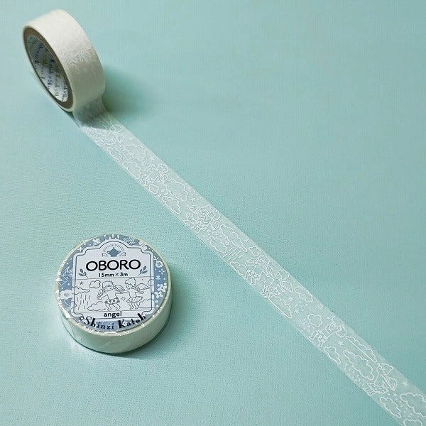 Oboro Angel White Washi Tape cool maxi