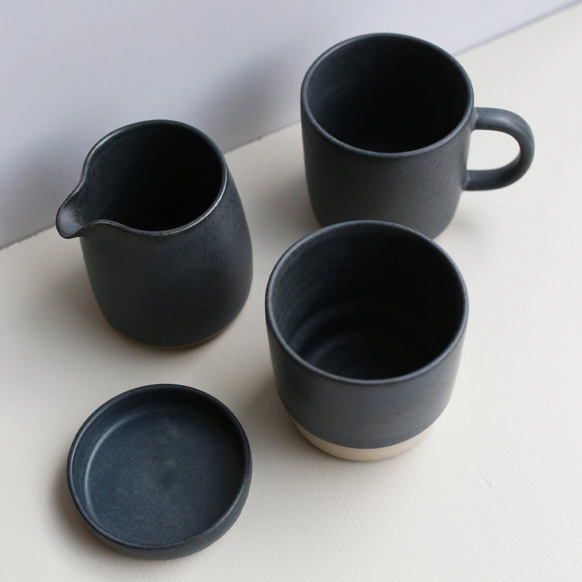 Oda Milk Jug // Blue kit modern