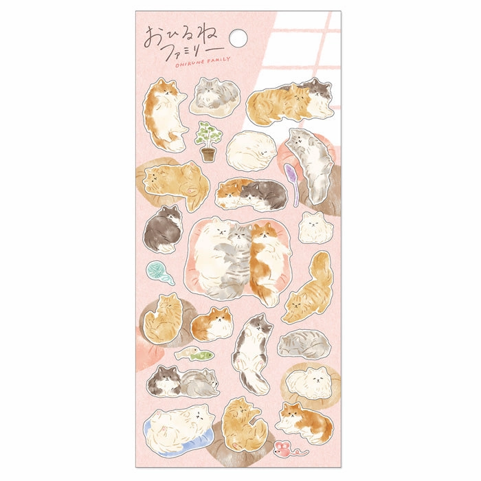 Ohirune Family Sticker Nekozaki Family Mind Wave top