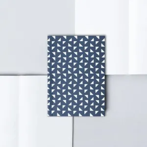 colorful giant Ola Pocket Flat Lay Notebook Massi Print In Navy - Plain