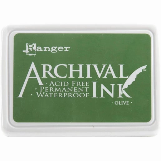 elegant Olive Ranger Archival Ink Pad #0