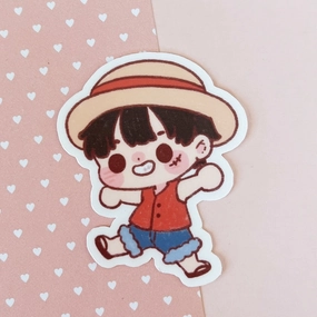 One Piece Luffy Sticker muted