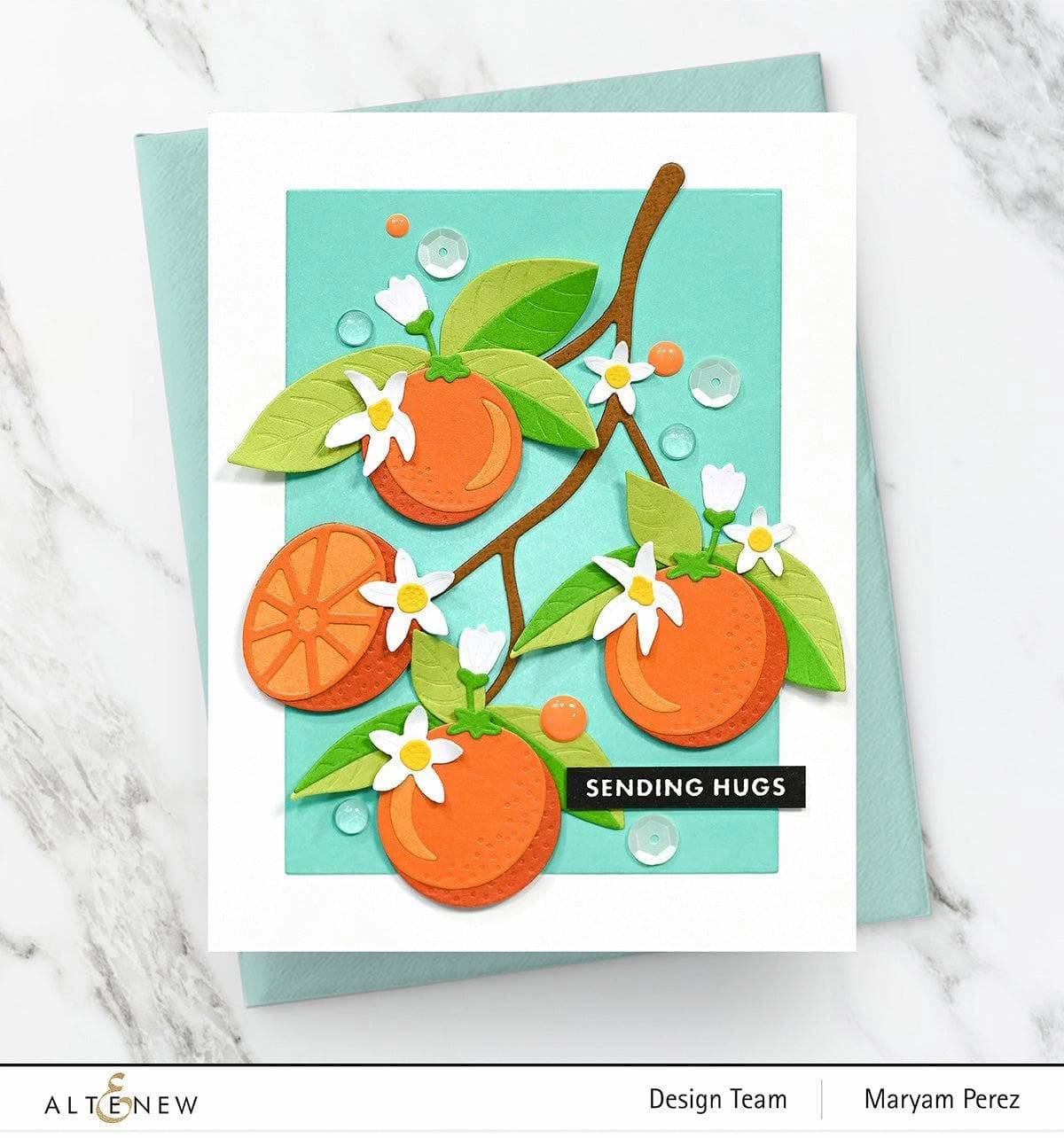 warm Orange Blossom Die Set