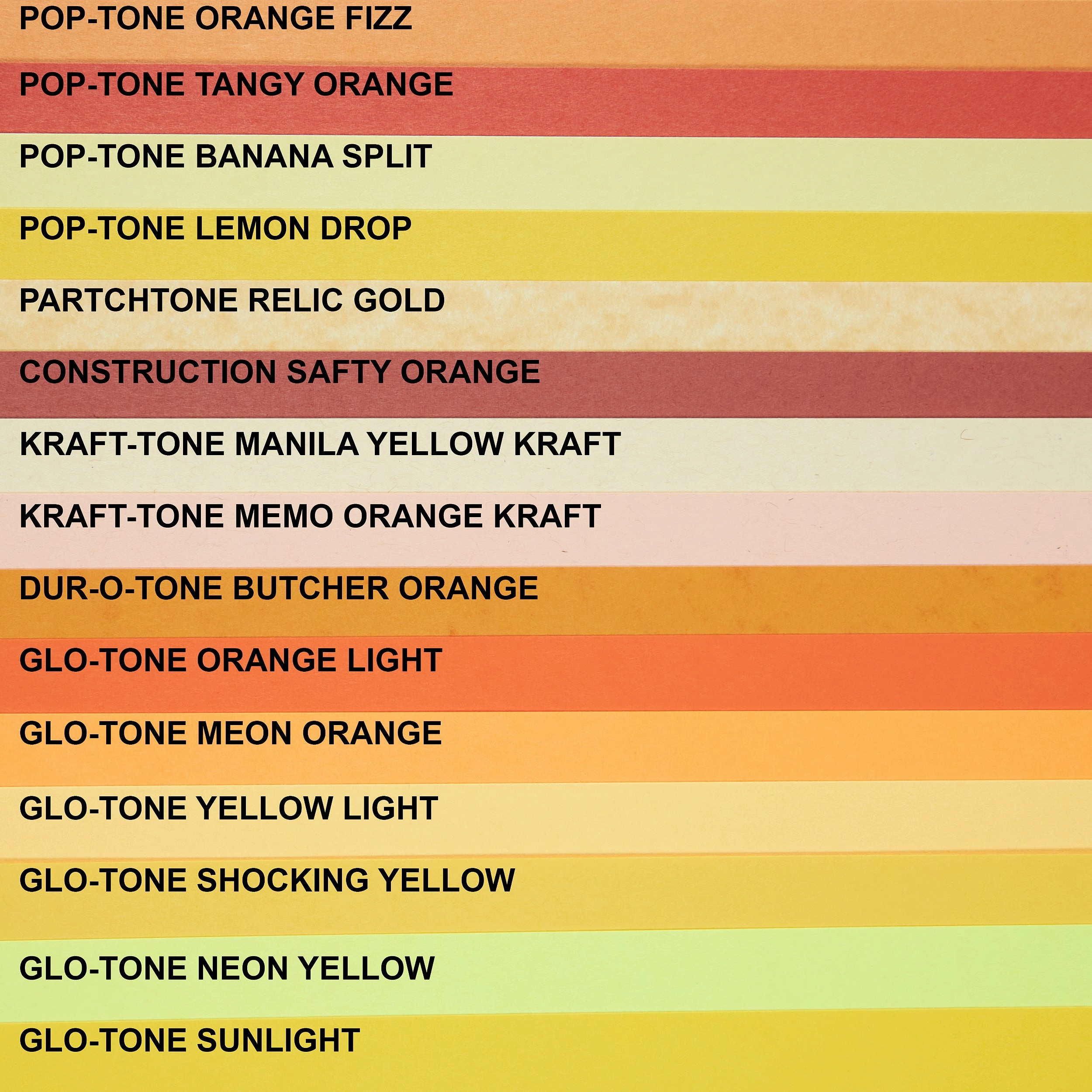 quickdry washable Orange Fizz Envelope (Pop-Tone)