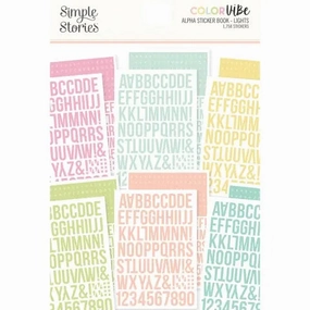 Alphabet Sticker Book - Lights Color Vibe ceramic bulk