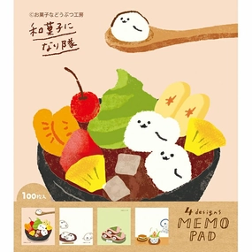 Japanese Sweets Memo Pad fiber