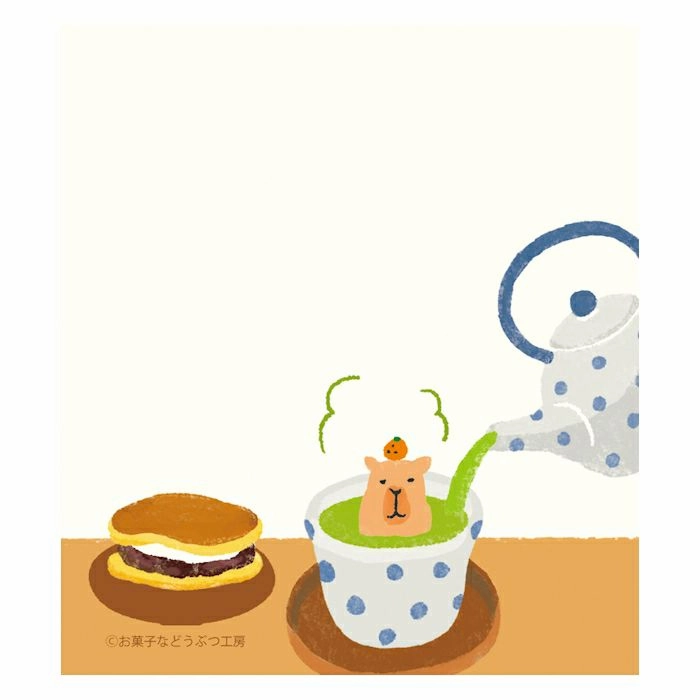 boxed rubber Japanese Sweets Memo Pad