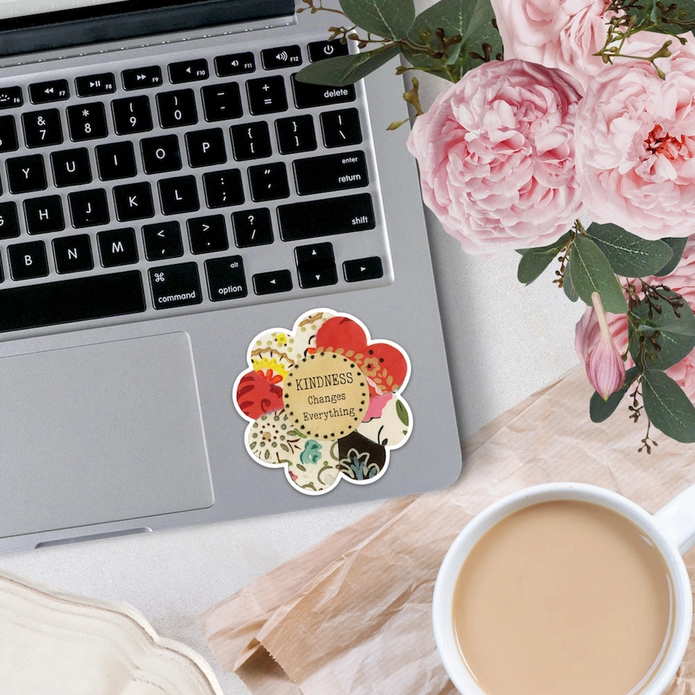 heatproof adjustable Kindness Changes Everything Vinyl Sticker
