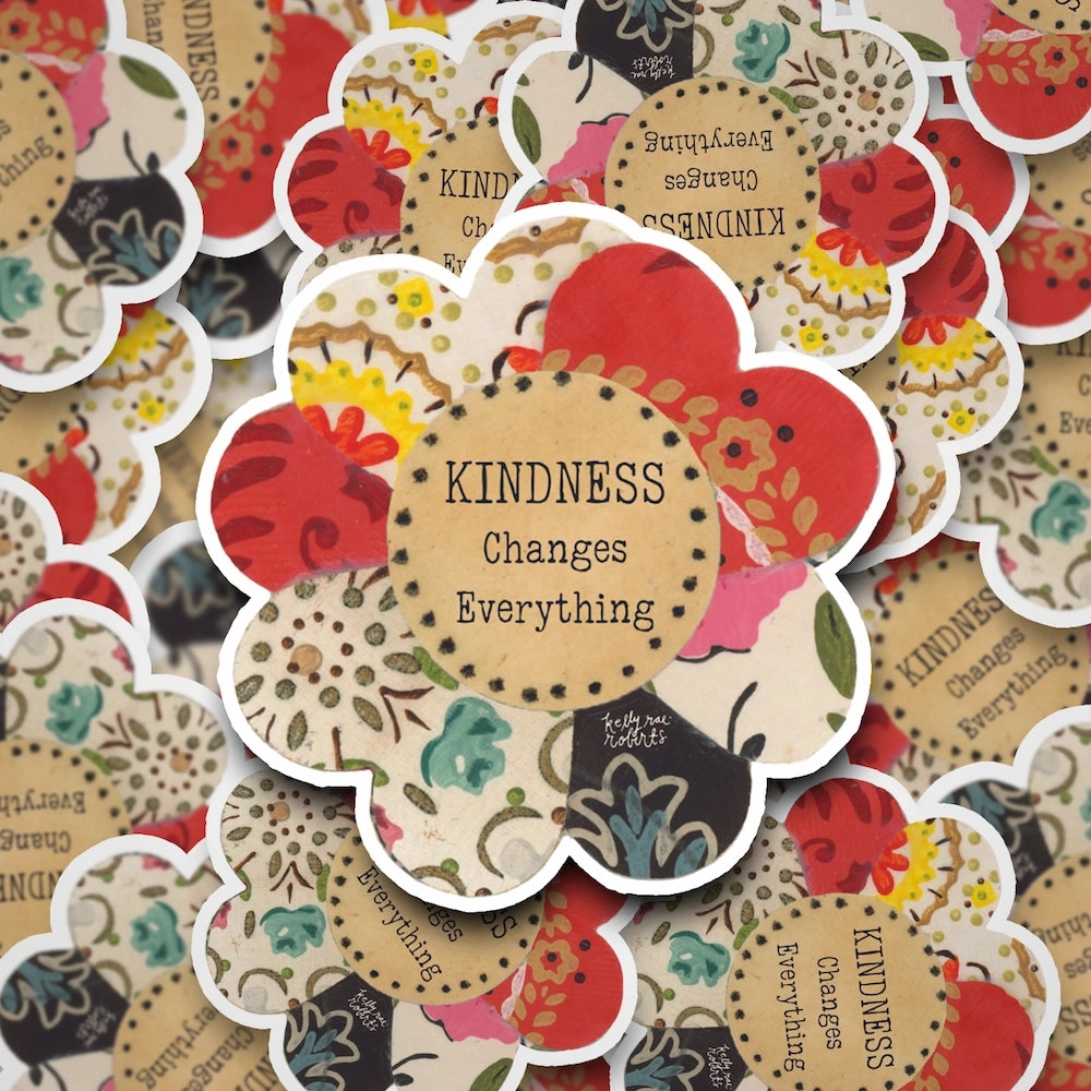 Kindness Changes Everything Vinyl Sticker locking