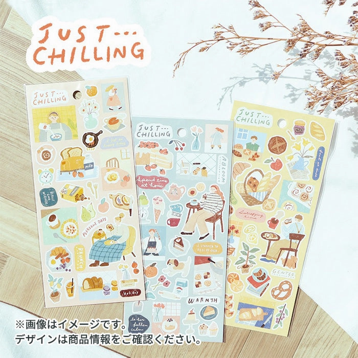 compact multipurpose Let'S Have Some Bread Sticker Just Chilling