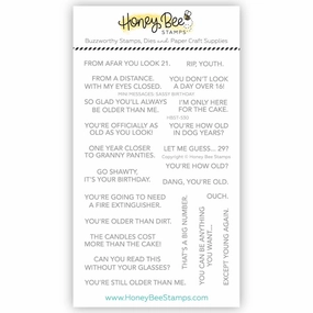 cool Mini Messages: Sassy Birthday - 4X6 Stamp Set