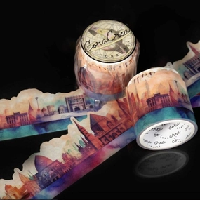 nonslip fiber Old Cities Cutout Tape