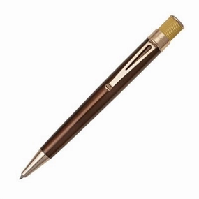 Retro 1951 Tornado Classic Brown Rollerball Pen gift