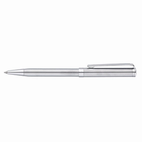 tall Sheaffer Intensity Engraved ChromeW/Chrome Cap Chrome Trim Ballpoint Pen