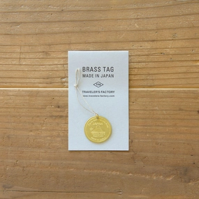 Traveler'S Factory Partner Shop "Made In Japan" Brass Tag compact vivid
