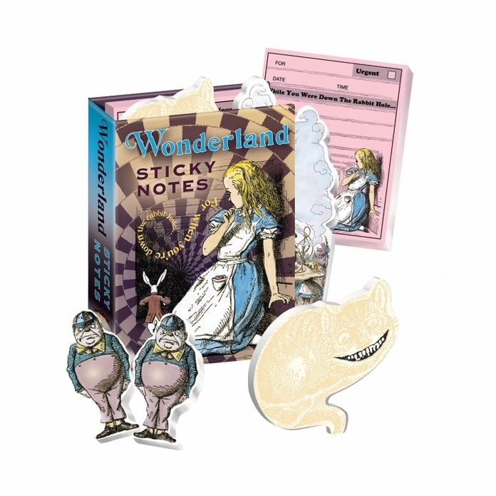 Wonderland Sticky Notes compact