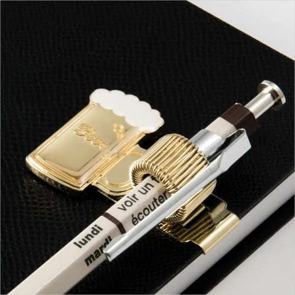 round flexible Beer Metal Pen Holder