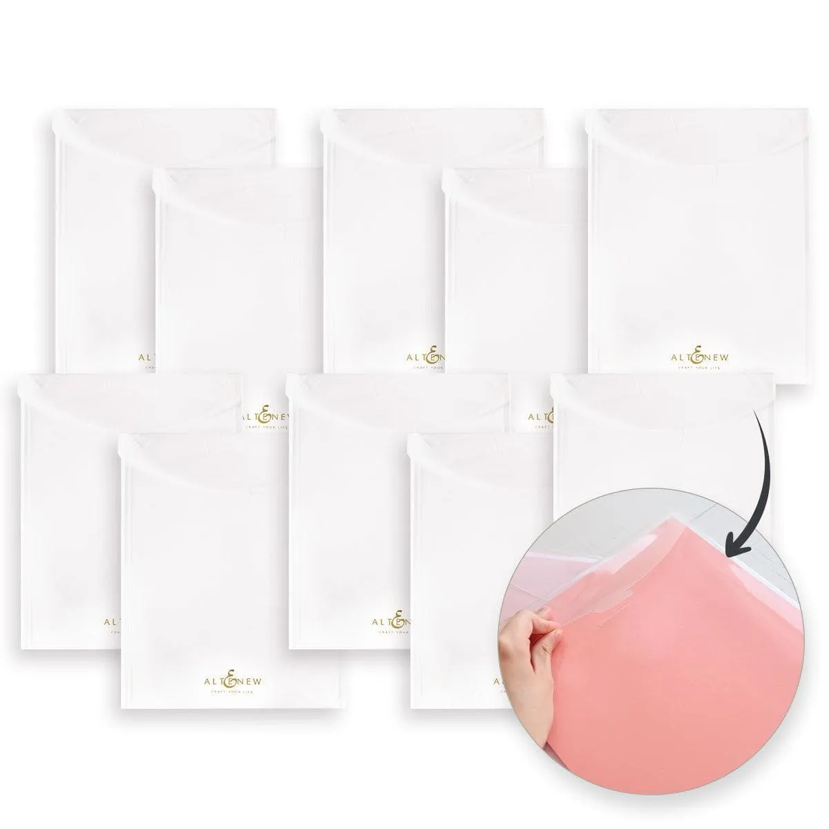 maxi pack Neat & Nifty 9" X 11.5" Storage Pockets Bundle (100 Pieces)