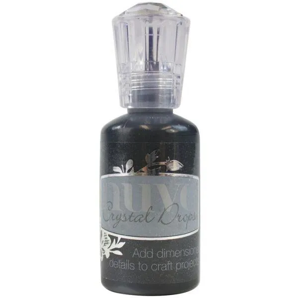 Nuvo Crystal Drops, Ebony Black tall luxury