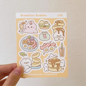 Breakfast Buddies Sticker Sheet square