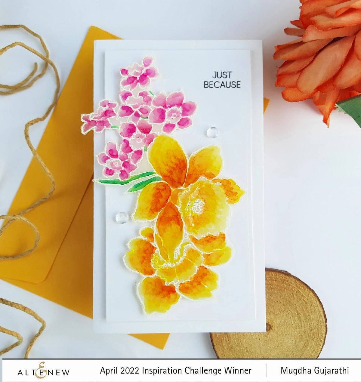 Build-A-Garden: Daffodil Delight Add-On Die Set wooden