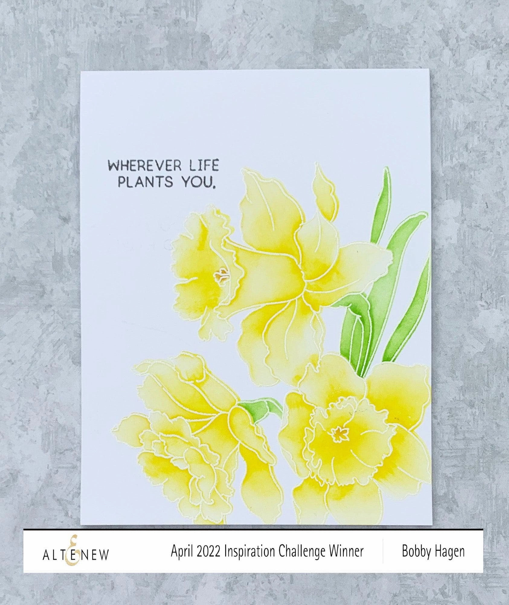 professional set Build-A-Garden: Daffodil Delight Add-On Die Set