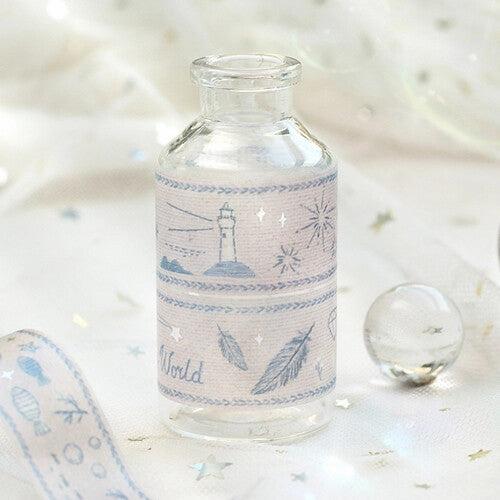 tiny washable Embroidered Ribbon Fantasy World Washi Tape