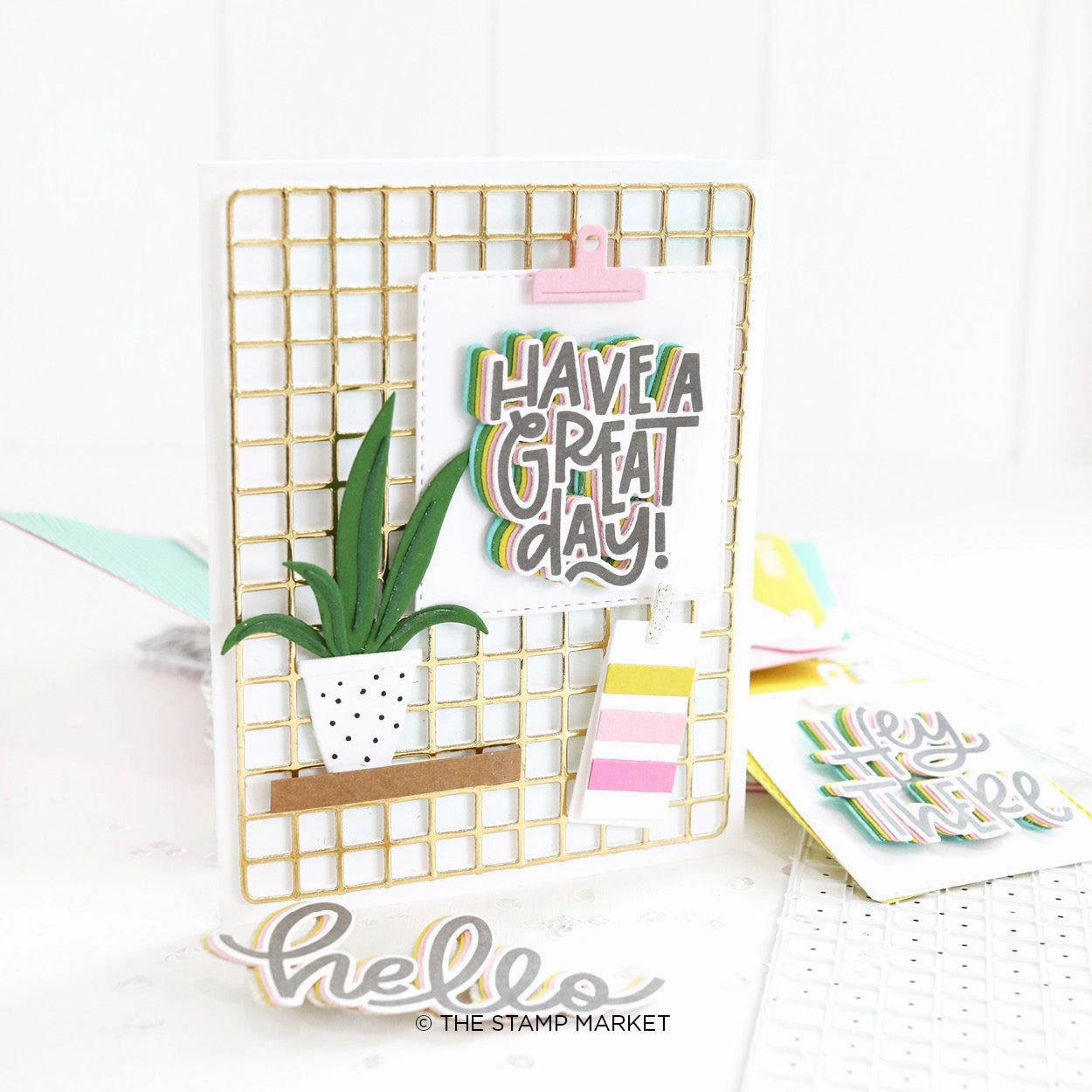 pastel stackable Great Greetings Stamp