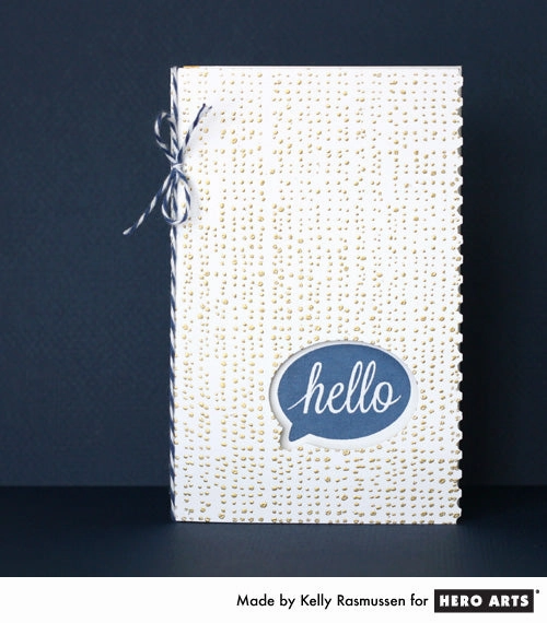 kit Hello Bubble Rubber Stamp