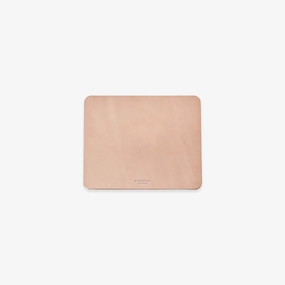 premium valuable Leather Mouse Pad // Natural